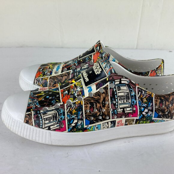 Rare Native x Star Wars Jefferson All Over Print Slip On Shoes Men's 6/Women 8 - Picture 4 of 10